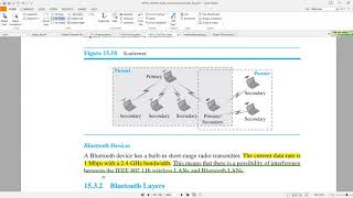 Wireless Networks  Bluetooth  IEEE 80215 [upl. by Greg771]