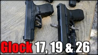 Glock 17 19 amp 26 Accuracy Test for Concealed Carry [upl. by Thebazile418]