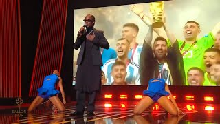 Remas Performance At The 2023 Ballon dOr Ceremony In Hd [upl. by Berglund]