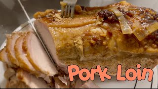 How to cook a Pork loin in crockpot [upl. by Kass]