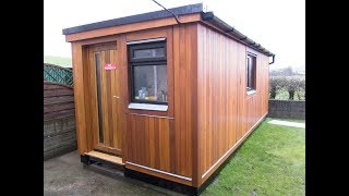 Timelapse DIY Build Cedar Sided ShedWoodshop [upl. by Welcher672]