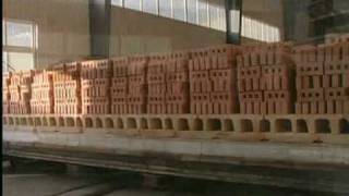 Tunnel Kiln for brick firing process [upl. by Bron]