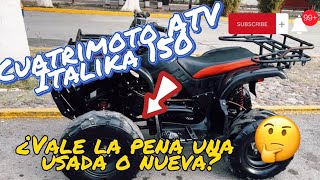 Italika 150 Atv ¿valdra la pena🤔👌 vamos a analizarla [upl. by Dennard45]