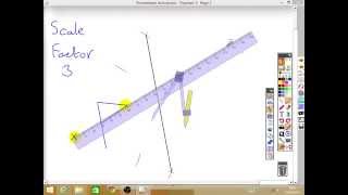 Year 8 Constructing an enlargement on plain paper [upl. by Christi503]