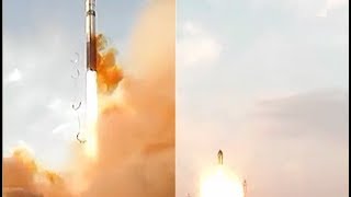 Dnepr Rocket Space Launch [upl. by Rimat]