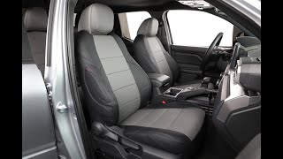 How to Install Toyota Tacoma Custom Seat Covers 4Gen 2023 2024 [upl. by Orlando]