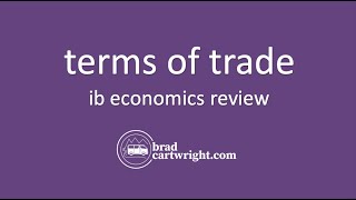 Terms of Trade  IB Economics Review  IB International Economics  The Global Economy [upl. by Phares855]