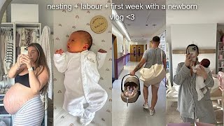 NESTING  LABOUR  BRINGING HOME OUR BABY VLOG [upl. by Jourdain]