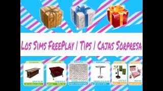 Los sims freeplay  Tips  Cajas sorpresa [upl. by Fortier]