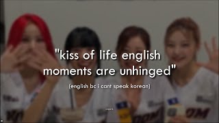 kiss of life english moments are very unhinged [upl. by Okin]