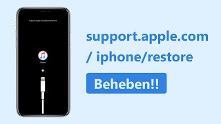 💯supportapplecomiphone restore’’ auf dem Bildschirm des iPhone anzeigt Hier sind 4 Lösungen [upl. by Eelsha596]