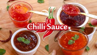 2 Easy Chili Sauce Recipe  Sweet Chili Sauce Recipe [upl. by Ettesoj]