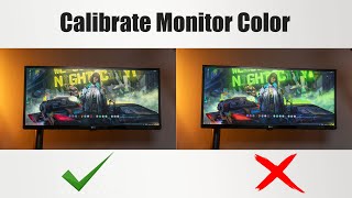 Do This After Buying A Monitor  How to Calibrate Monitor Color Manually No Hardware Required [upl. by Asille]