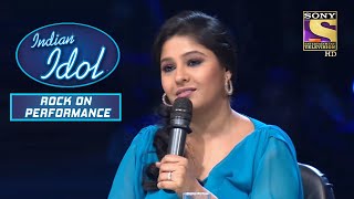 Vipul की इन Technicalities ने किया Sunidhi को Impress  Indian Idol  Rock On Performance [upl. by Criswell]