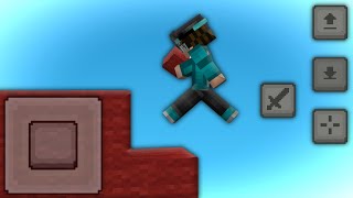 How To Telly Bridge In MCPE With The New Controls Handcam [upl. by Mirth360]