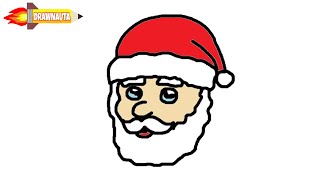 How to Draw Santa Claus Easy [upl. by Cade416]