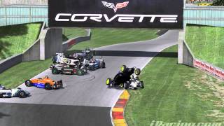 Road America crash [upl. by Ahsats807]