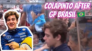 COLAPINTO Greets Fans  After Crashing in Brasil  F1 GP Interlagos Brasil [upl. by Aikemit245]