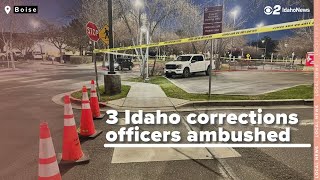 3 Idaho corrections officers ambushed during medical transport 2 suspects at large [upl. by Rases]