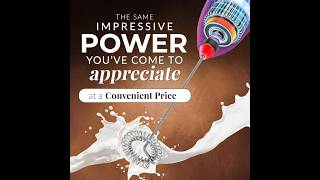 Kitchen Powerful Milk Frother Wand [upl. by Svirad]