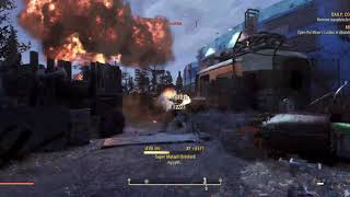 Fallout 76 Bloodied Build Test Post Nerf [upl. by Dusa]