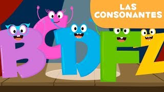 Mis primeras letras  Las consonantes para niños [upl. by Ladnyc]