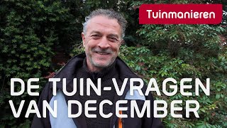 De tuinvragen van december over natte grond  Tuinieren  Tuinmanieren [upl. by Sirois753]