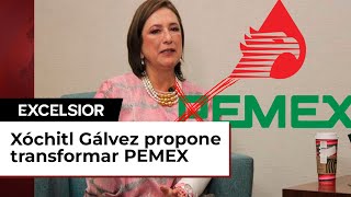 El plan de Xóchitl Gálvez para transformar a PEMEX en Emex [upl. by Ardnossak283]