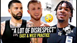 Things Got INTERESTING at East amp West Coast Practice quotIm Clamping Up EVERYBODY On That Teamquot [upl. by Ratib617]