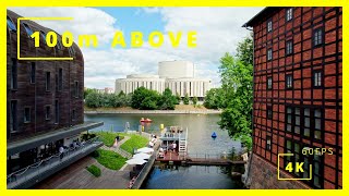 100m ABOVE Bydgoszcz Poland is beautiful Cinematic Drone Footage DJI AIR2s 4K 60FPS [upl. by Esdnil]