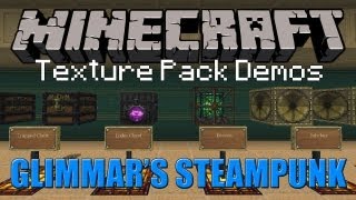 GLIMMARS STEAMPUNK  Minecraft Texture Pack 152 [upl. by Gibun]