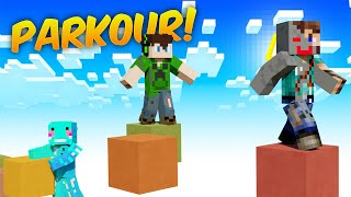 Minecraft Parkour with ezio18rip DREAMBOYYT [upl. by Perkoff]