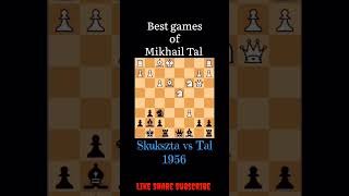 👌 😱 games of Mikhail Tal shorts ytshorts chess ches [upl. by Guibert]