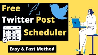 How to Schedule a Post on Twitter  Free Twitter Post Scheduler TweetDeck Tutorial in Hindi [upl. by Stefa]