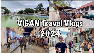 🇵🇭 VIGAN CITY ILOCOS SUR PHILIPPINES VLOG TRAVEL GUIDE 2024  CALLE CRISOLOGO travelphilippines [upl. by Annnora98]