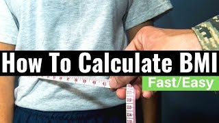 BMI  How To Calculate BMI  Fast and Easy Body Mass Index Calculation [upl. by Westbrook142]