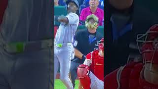 Aaron Judge is Happy with Jazz Chisholm at bat amp 3rd HR 🆚 Phillies viralshort shorts viral [upl. by Ahsenak347]