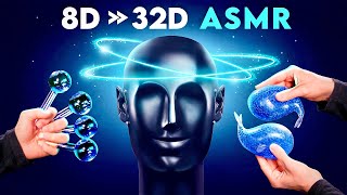 ASMR 8D to 32D MultiLayered Triggers for Total Relaxation and INTENSE Tingles No Talking  4K [upl. by Hseyaj]