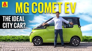 MG Comet EV review  Is it the ideal city car  First Drive  Autocar India [upl. by Jaban472]