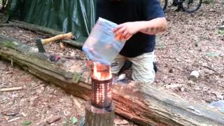 ✔CAMP COOKING Spaghetti Bolognese German  Bushcraft Kitchen [upl. by Muncey914]