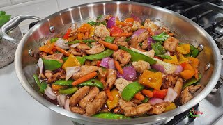 How To make The Best Chicken Vegetable Sauce Easy Step By Step Recipe In Under 30 Minutes [upl. by Oterol]