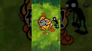 PVZ1 Vs PVZ2 Doom Shroom Vs Red eyes Gargantuar  Plants vs Zombies 2 pvz2 pvz2gameplay [upl. by Meave]