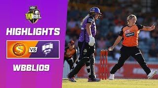 Perth Scorchers v Hobart Hurricanes  WBBL09 [upl. by Nyrret584]