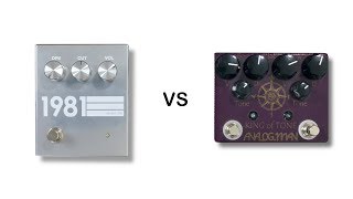 1981 Inventions DRV vs Analogman King of Tone [upl. by Desdee]