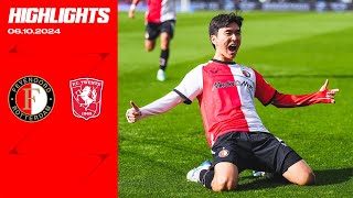 IMPORTANT WIN at home 🏟  Highlights Feyenoord  FC Twente  Eredivisie 20242025 [upl. by Glogau]