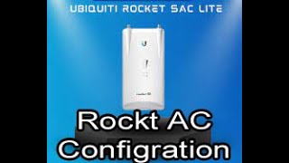 Rocket AC M5 Configuration PTP 80MHZ [upl. by Braasch]