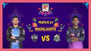 Match 27  Highlights  Rangpur Riders vs Chattogram Challengers [upl. by Ayotak]