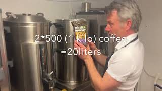 B20 Brewer  How to brew 20 litres of Coffee [upl. by Mitman]