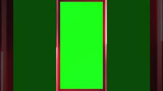 Vertical Red Neon Green Screen Window Frame with Long Loop royaltyfree freegreenscreenvideo [upl. by Dnarb]