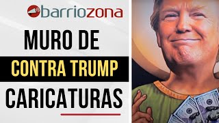 Caricaturistas mexicanos se burlan de Donald Trump  Barriozona Magazine [upl. by Otinauj]